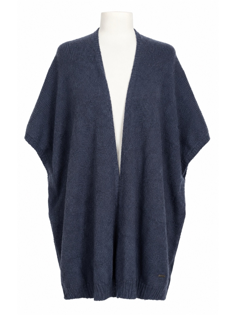 Size S Harlow Women’s Navy Cocoon Open Front Knit Cardigan Sweater Boho